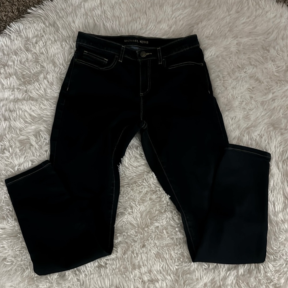 Michael Kors Izzy Skinny jeans sz 8 dark blue